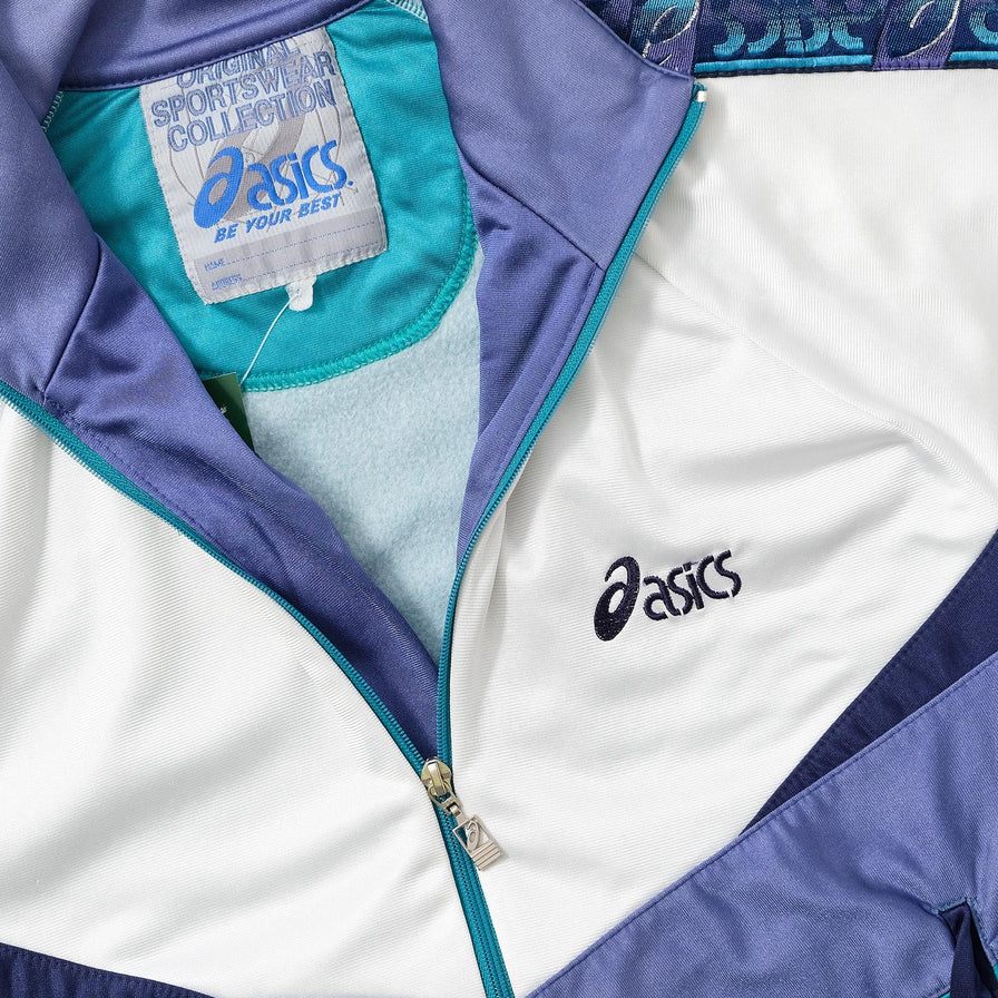 Vintage asics Track Jacket Medium 