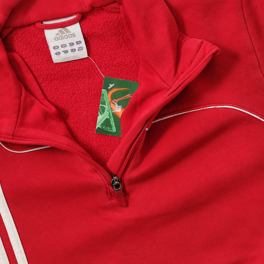 Vintage adidas Q-Zip Sweater Small 