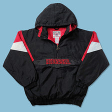 Vintage Nebraska Huskers Anorak Medium 