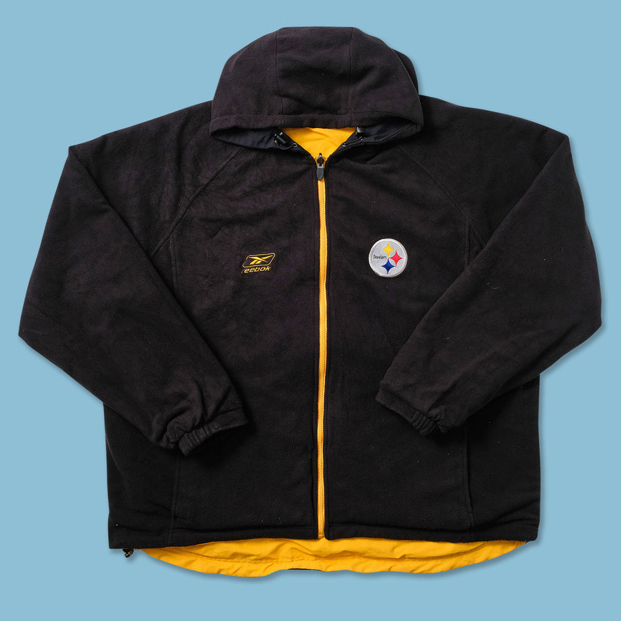 Vintage Reebok Pittsburgh Steelers Padded Jacket XXL 