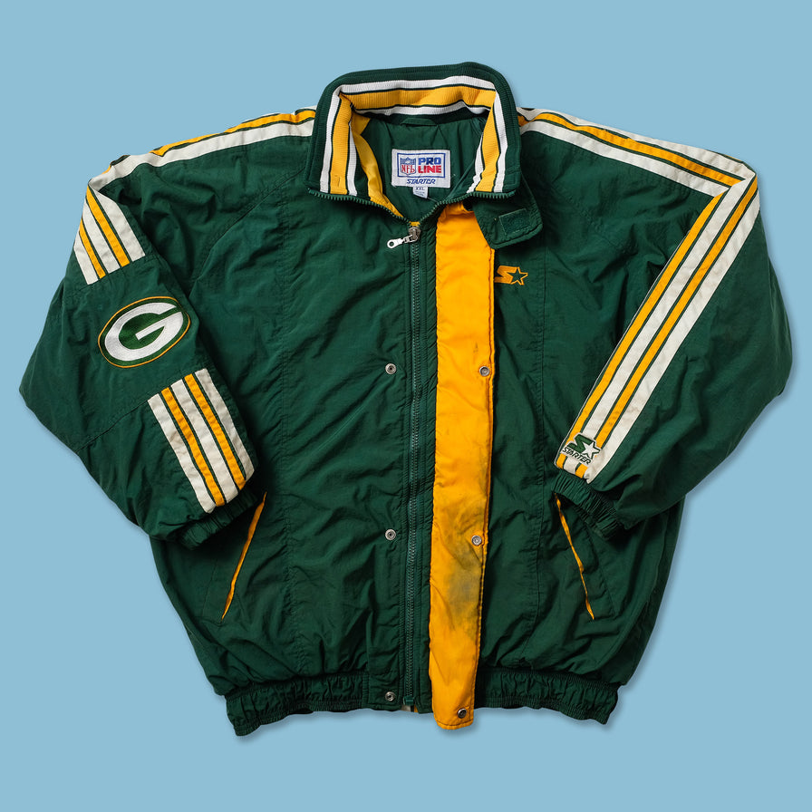 Vintage Starter Greenbay Packers Padded Jacket XXL 