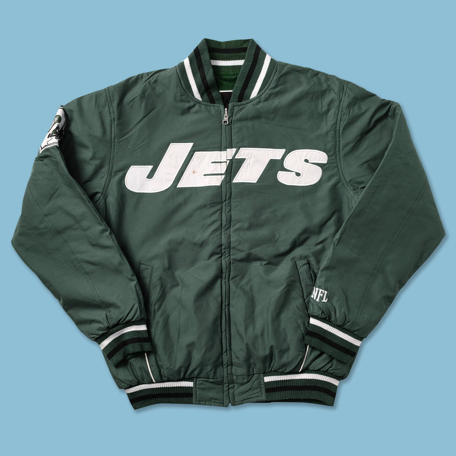 Vintage New York Jets Padded Varsity Jacket Medium 