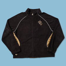 Reebok New Orleans Saints Fleece Jacket Medium - Double Double Vintage