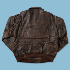 Vintage Leather Flight Jacket Medium