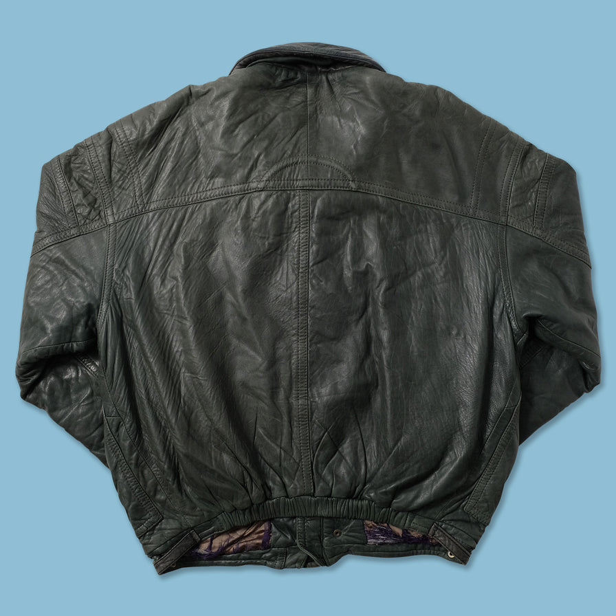 Vintage Leather Jacket Large - Double Double Vintage