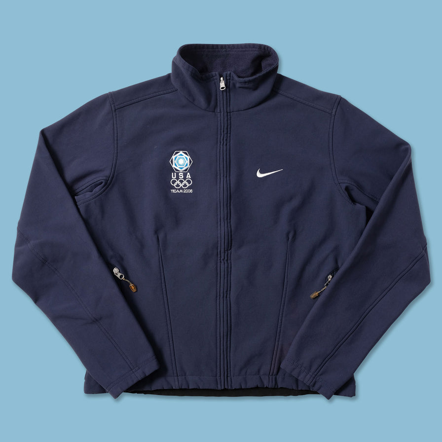 2006 Women's Nike Team USA Soft Shell Jacket Large - Double Double Vintage