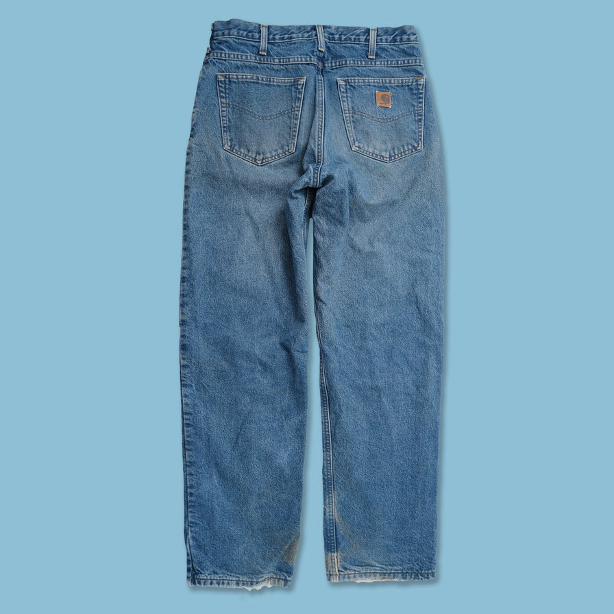 Vintage Carhartt Lined Denim Pants 34x32