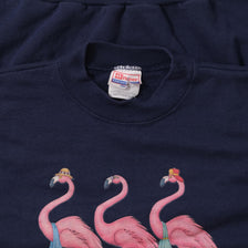 Vintage Florida Flamingo Sweater Medium 