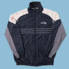 Vintage Seattle Seahawks Track Jacket Large 