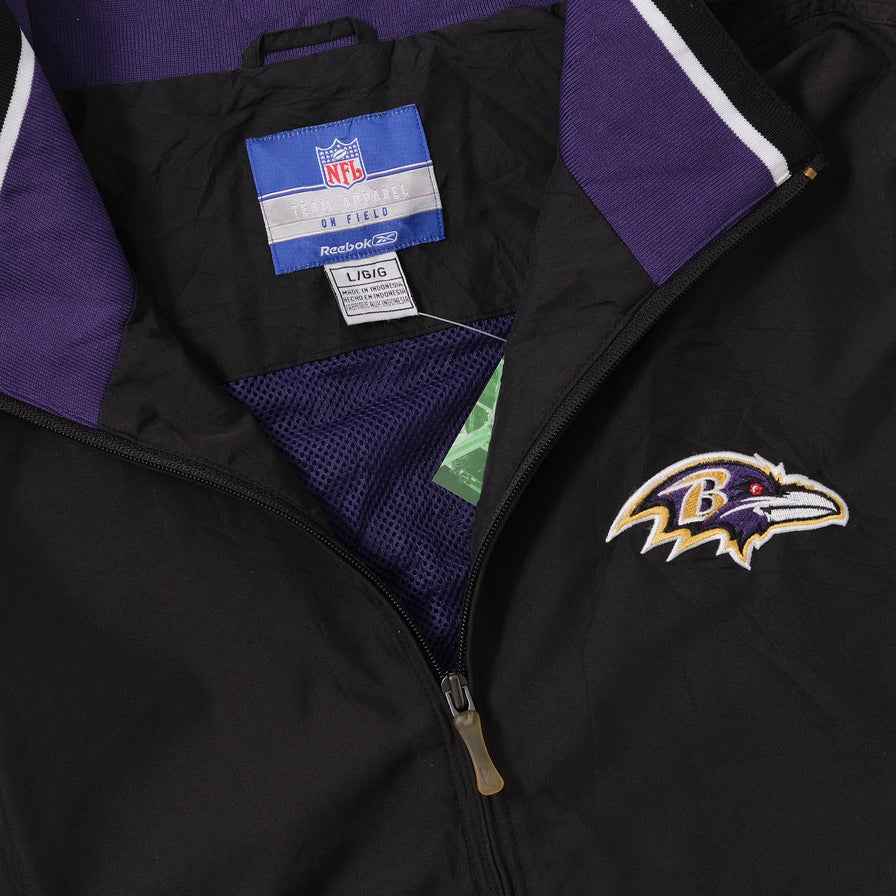 Vintage Baltimore Ravens Track Vest Large 