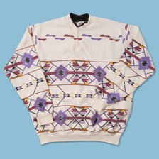 Vintage Patterned Sweater XLarge 