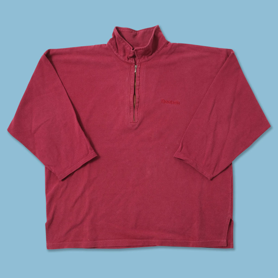 Vintage Reebok Q-Zip Sweater XLarge 