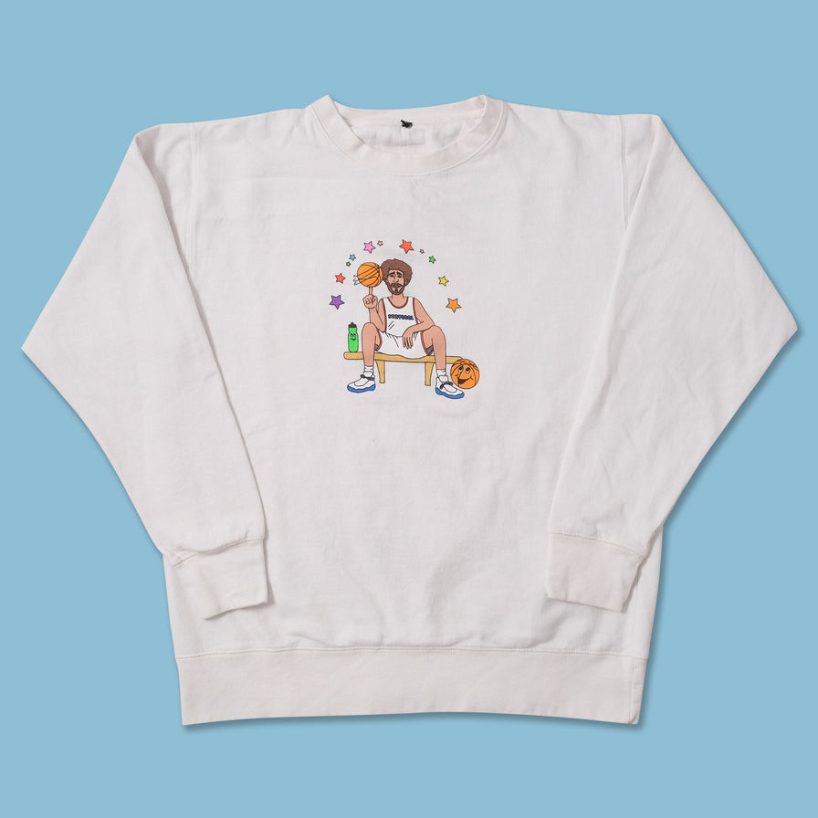 Vintage Basketball Sweater Medium 