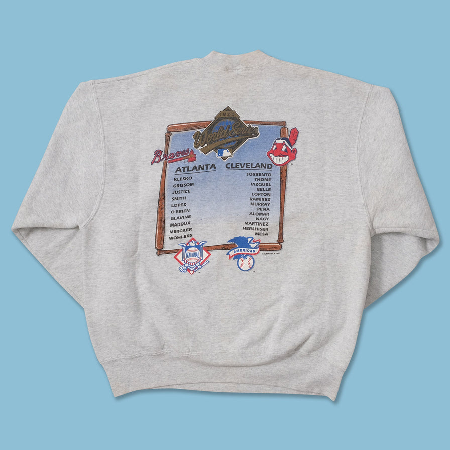 1995 Salem Braves vs. Cleveland Sweater Large 