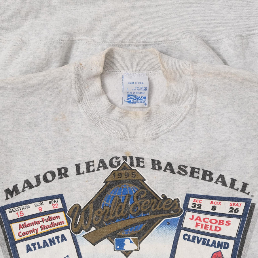 1995 Salem Braves vs. Cleveland Sweater Large 