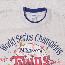 1991 Minnesota Twins Champions T-Shirt Large 