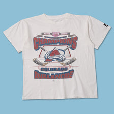 1996 Starter Colorado Avalanche T-Shirt Large 