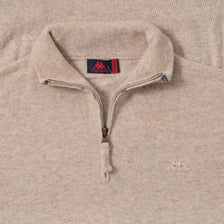 Vintage Kappa Q-Zip Wool Sweater Large 