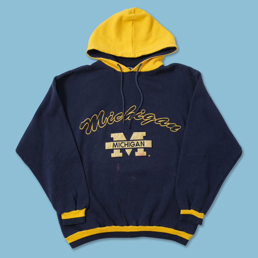 Vintage University of Michigan Hoody Large 