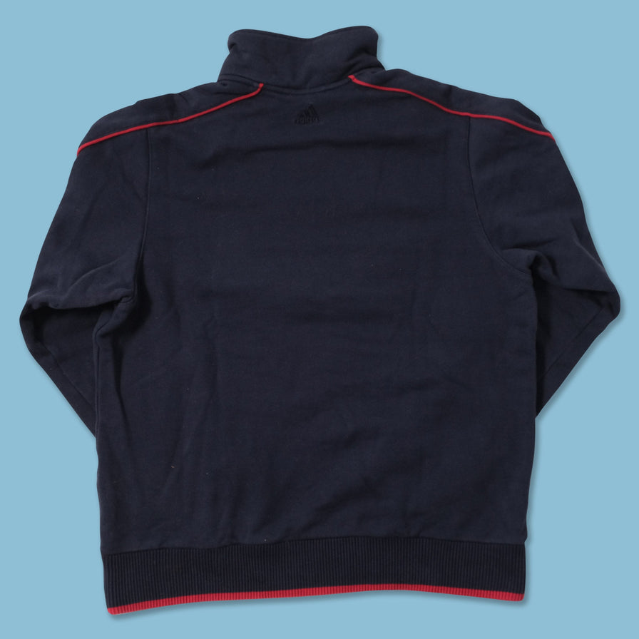 Vintage adidas Q-Zip Sweater Small 