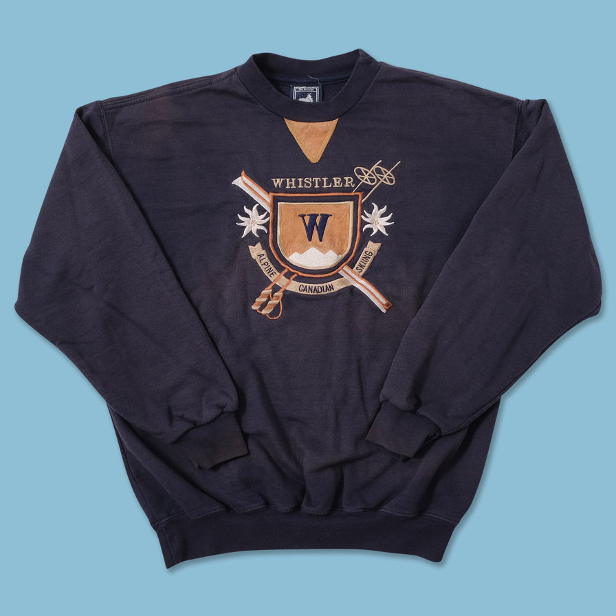 Vintage Whistler Skiing Sweater Medium 