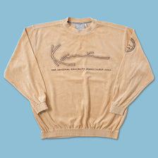 Y2K Karl Kani Velour Sweater XLarge 