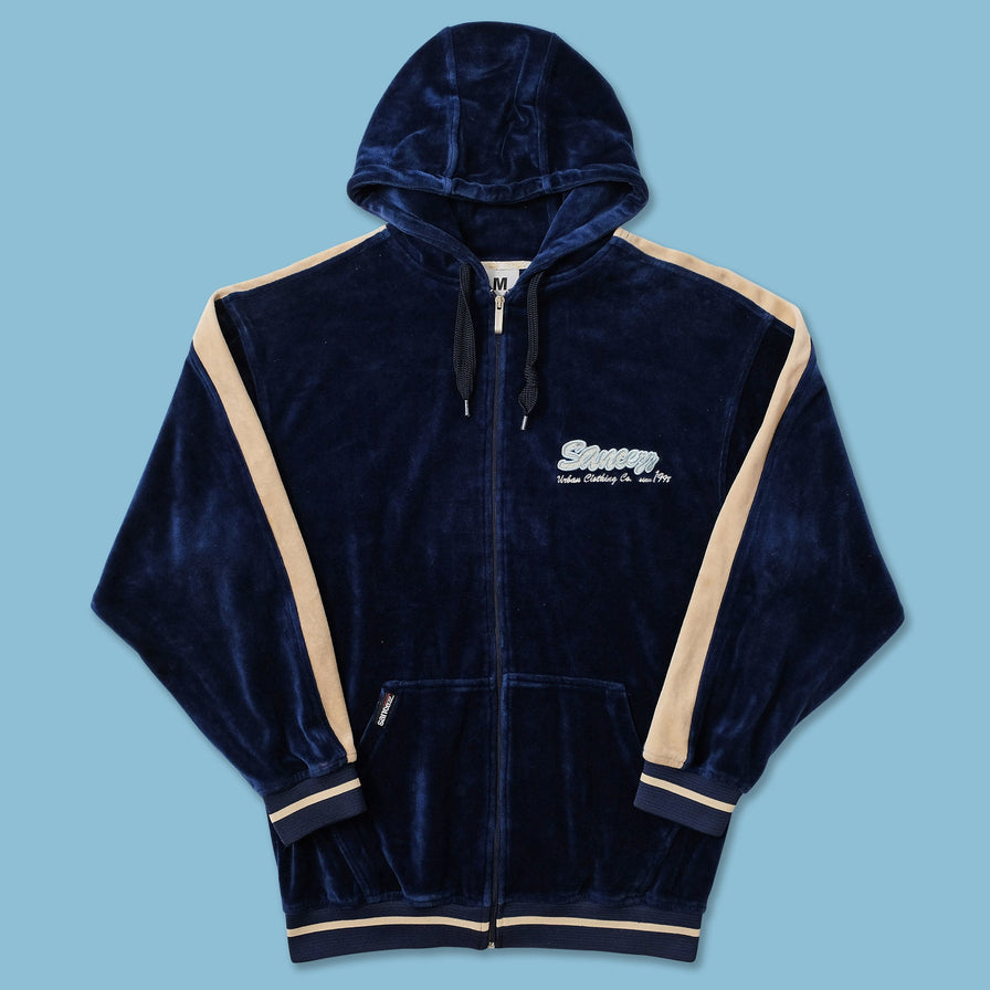 Y2K Sancezz Velour Track Jacket Medium 