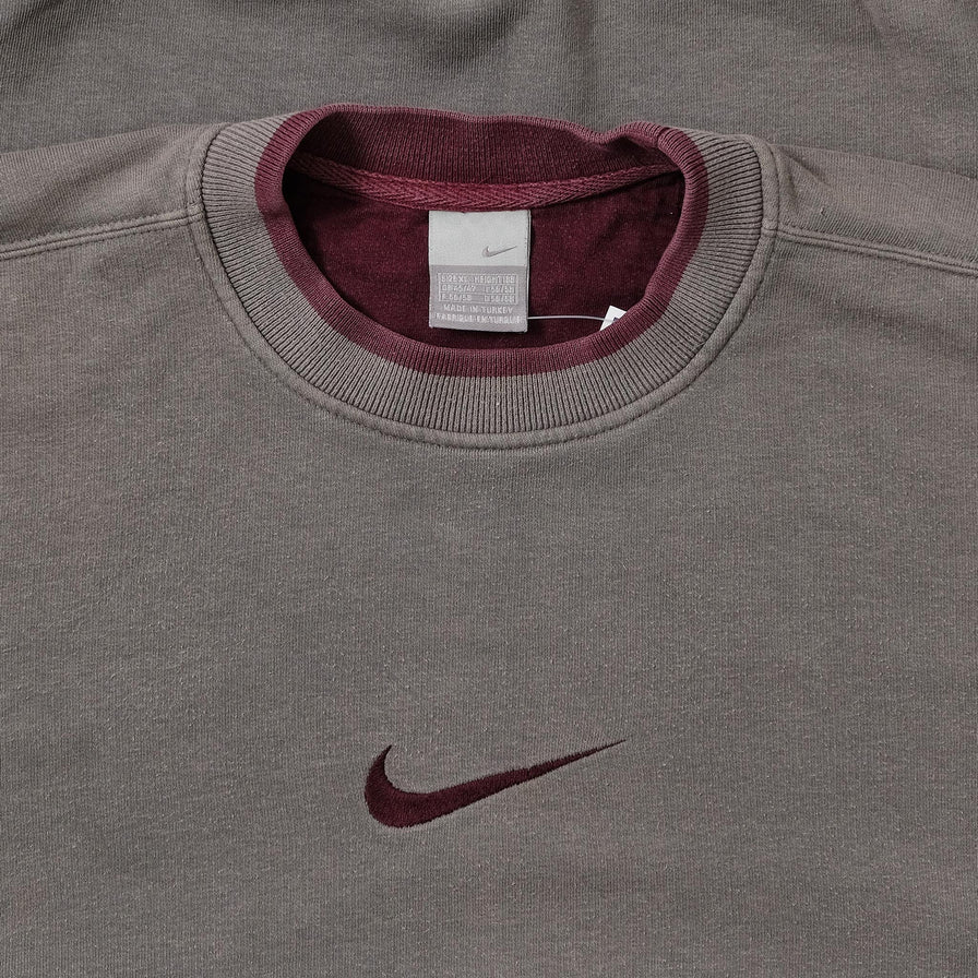 Vintage Nike Center Swoosh Sweater XLarge 