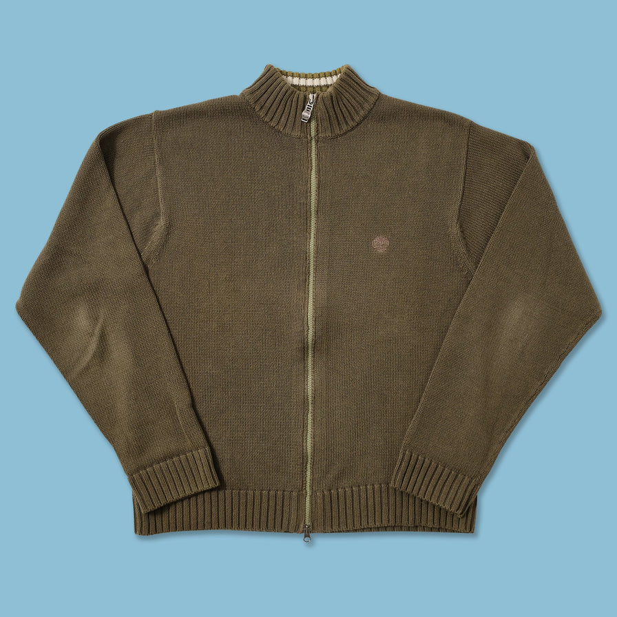 Vintage Timberland Knit Jacket Medium 
