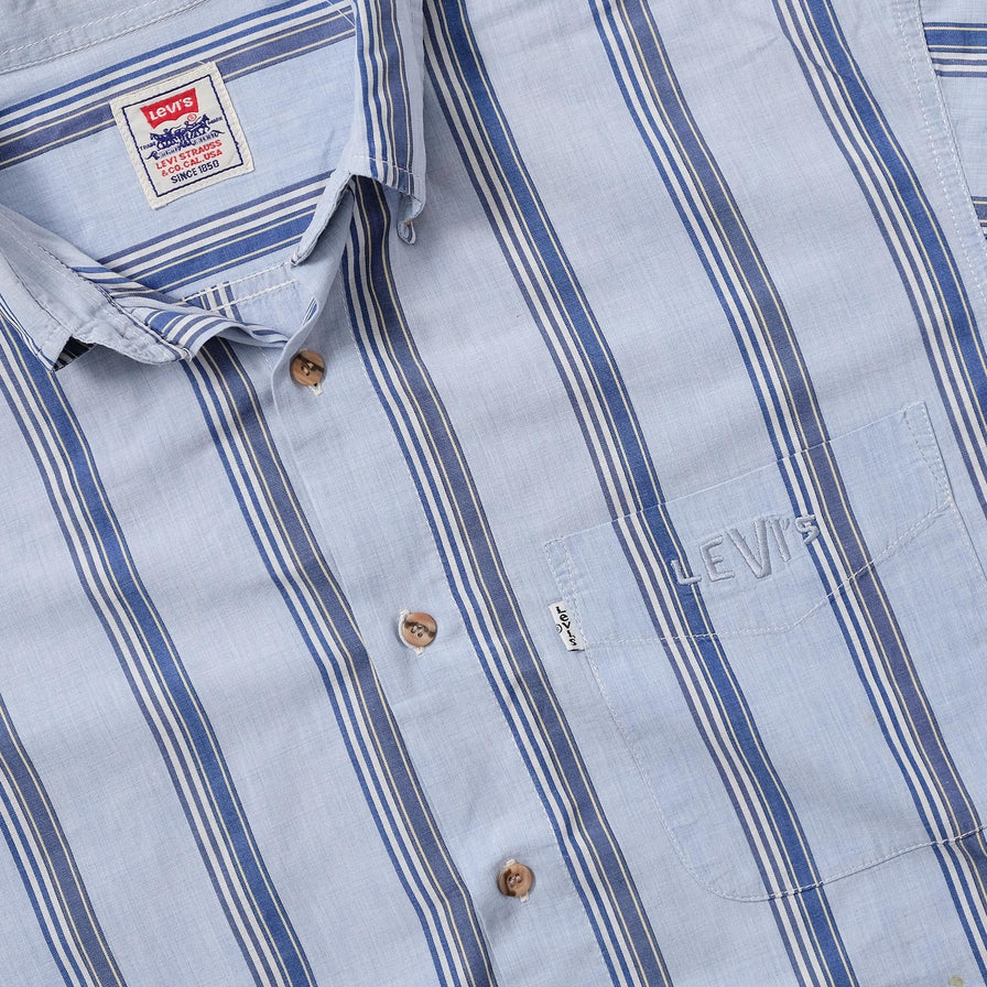 Vintage Levis Striped Shirt Large 