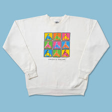 Vintage America Online Sweater Medium 