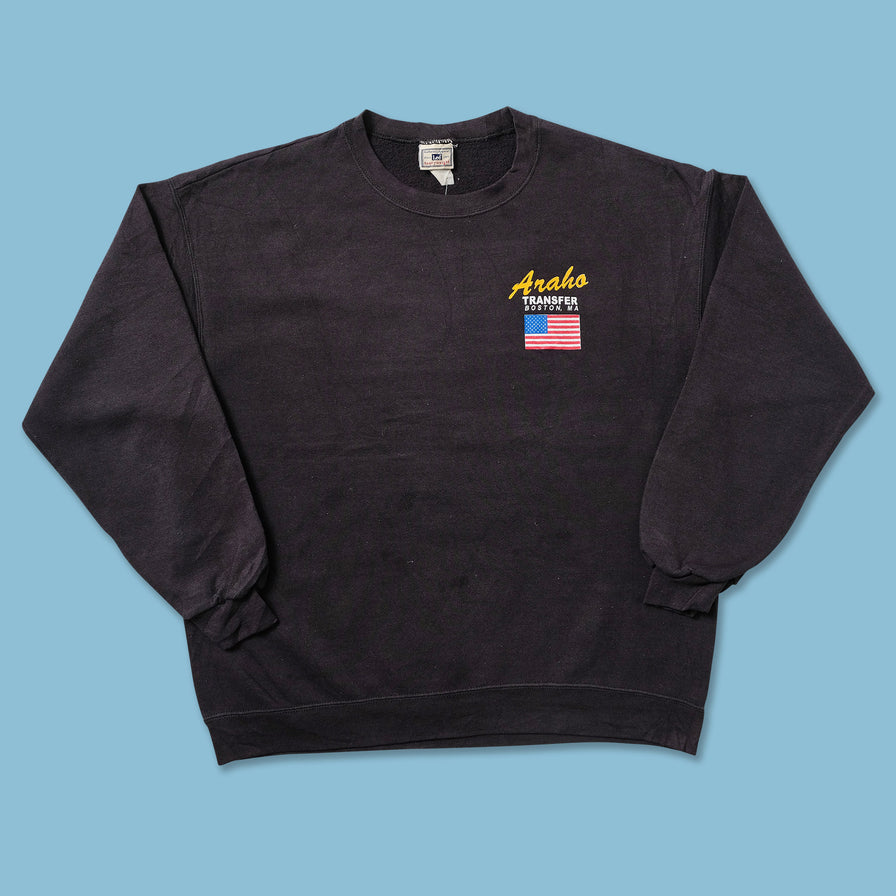 Vintage Araho Transfer Boston Sweater Large 