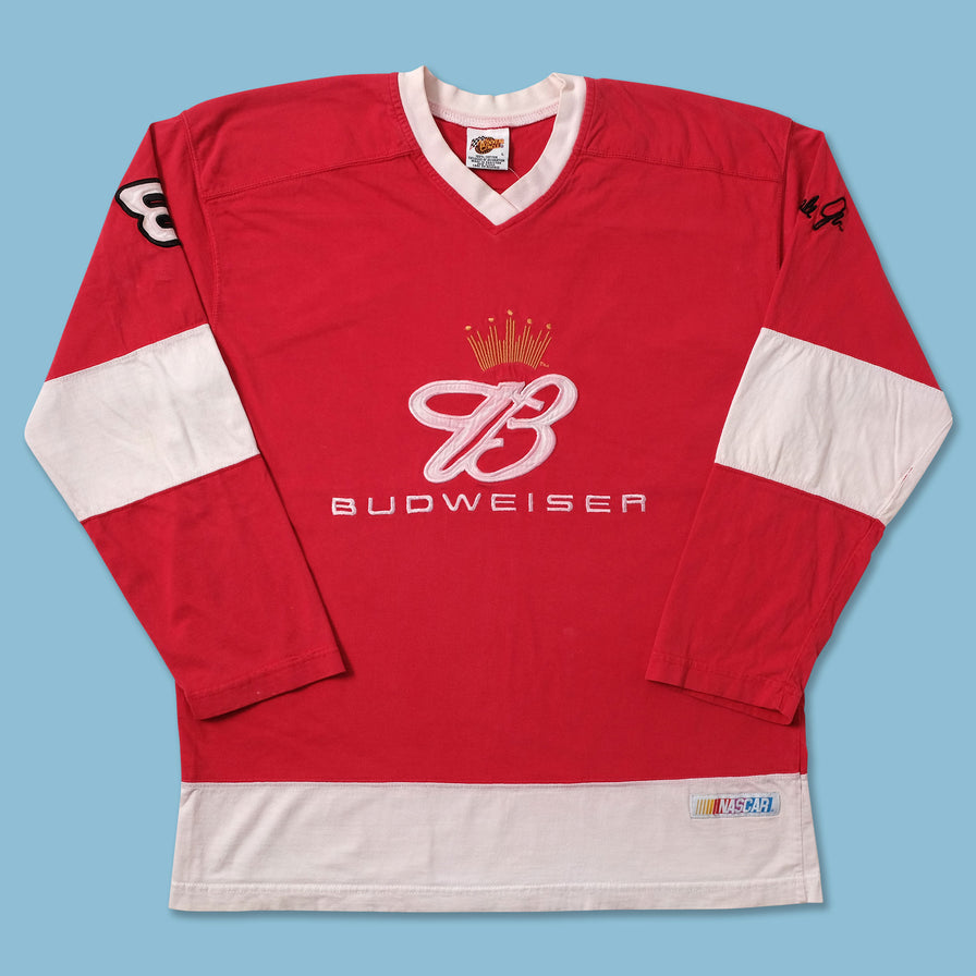 Vintage Dale Jr. Budweiser Racing Longsleeve Large - Double Double Vintage