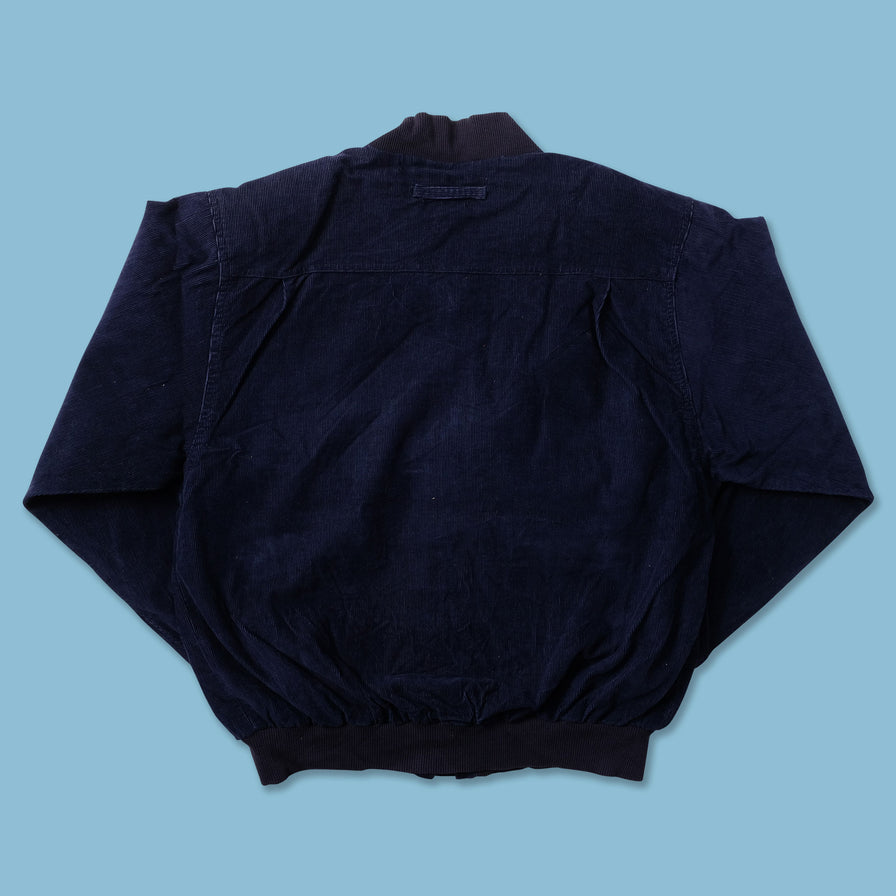 Women's Cord Varsity Jacket Small - Double Double Vintage
