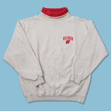 Vintage Wisconsin Badgers Mock Neck Sweater XLarge