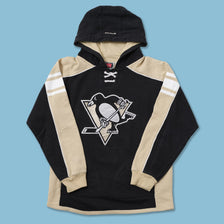 Vintage Reebok Penguins Hoody XSmall