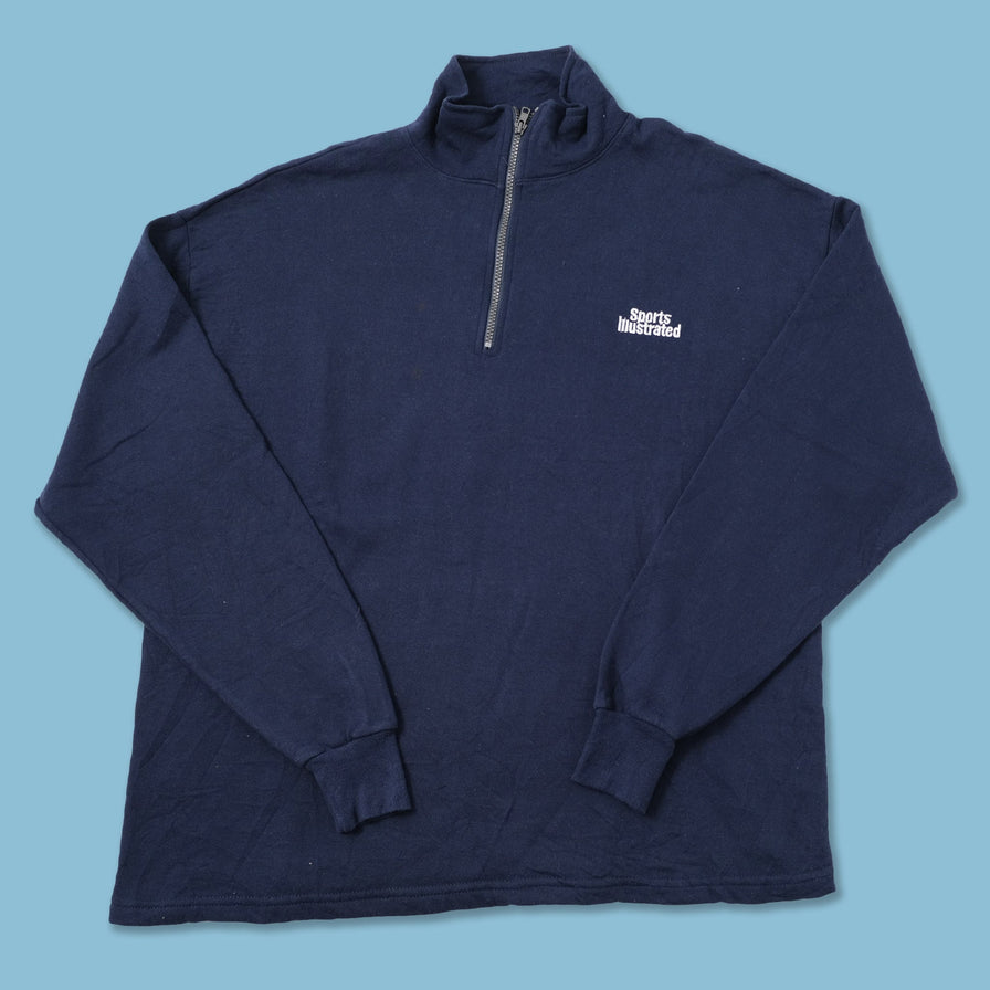 Vintage Sports Illustrated Q-Zip Sweater XLarge