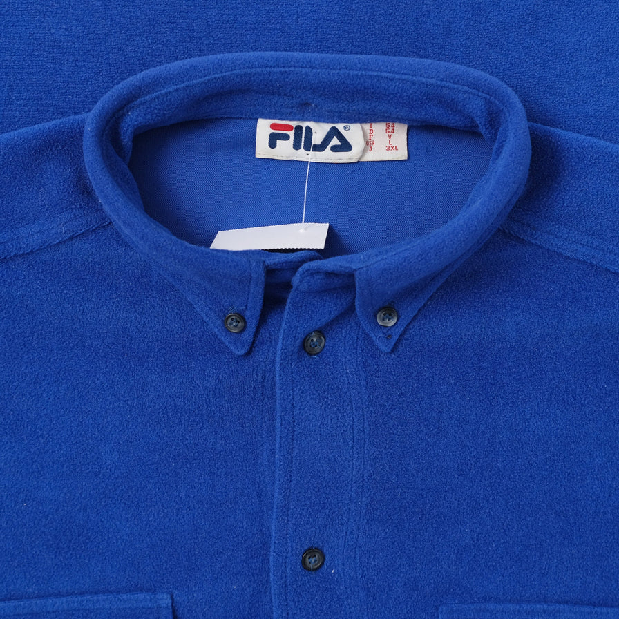 Vintage Fila Fleece Shirt XLarge / XXLarge