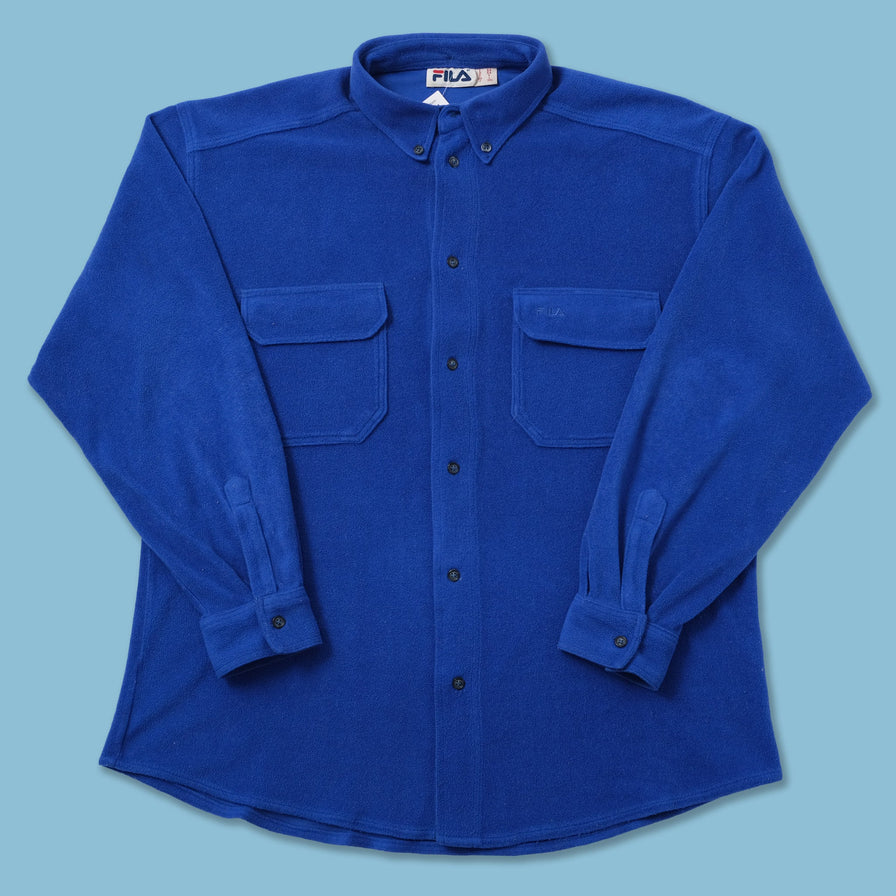 Vintage Fila Fleece Shirt XLarge / XXLarge