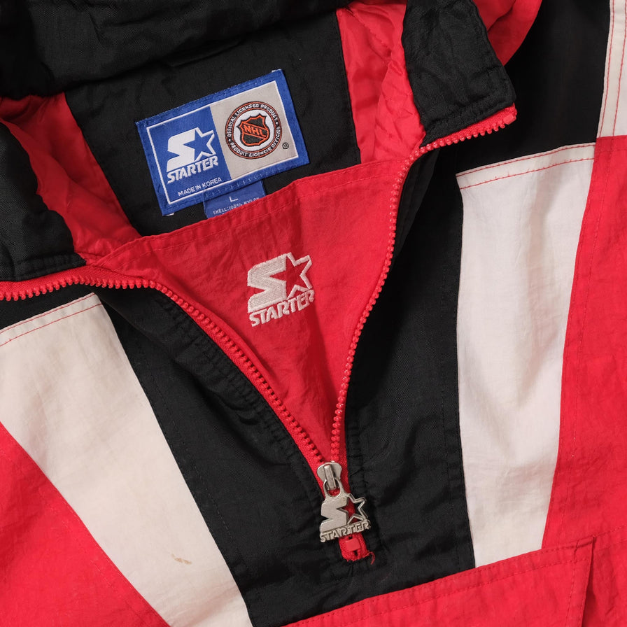 Vintage Starter Detroit Red Wings Anorak Large 