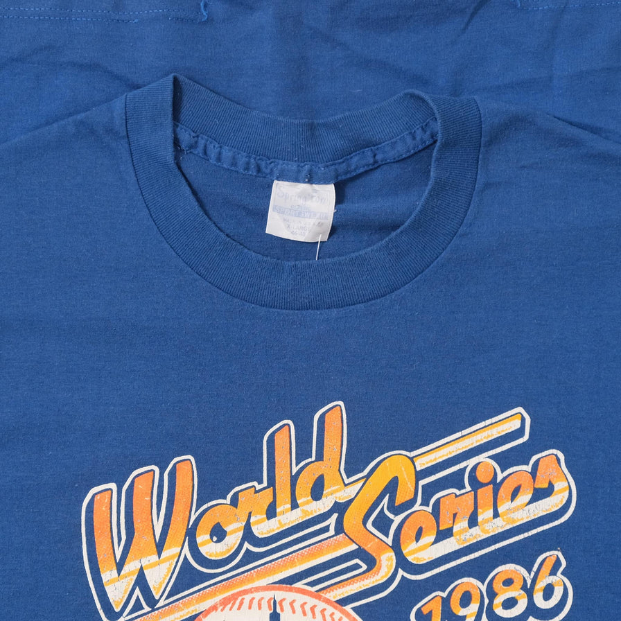 1986 New York Mets Champions T-Shirt Large 