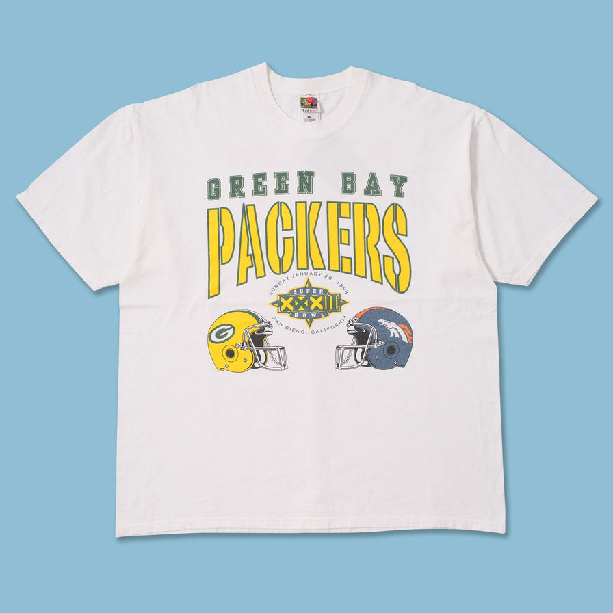 1998 Green Bay Packers Super Bowl T-Shirt XLarge 