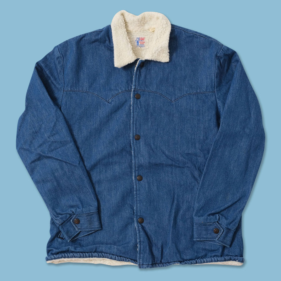 Vintage Levis Padded Denim Jacket Medium 