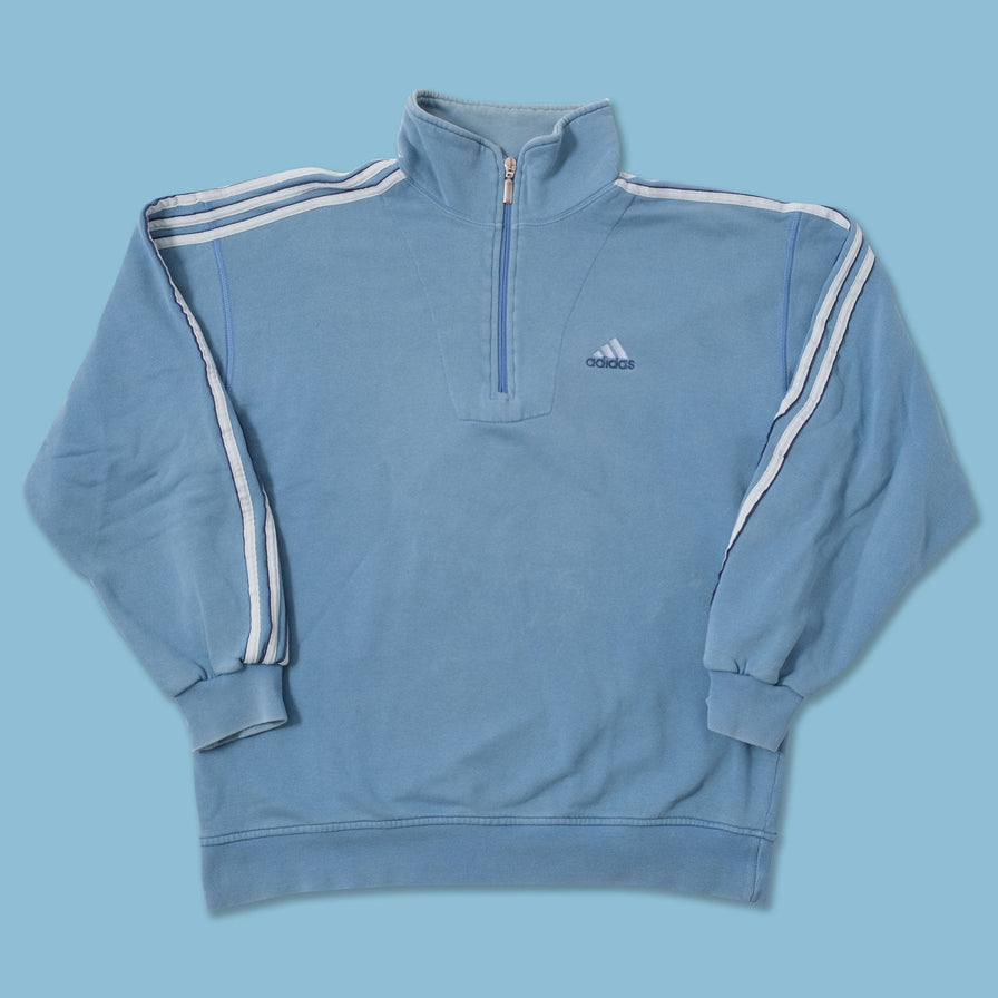 Vintage adidas Q-Zip Sweater Medium 