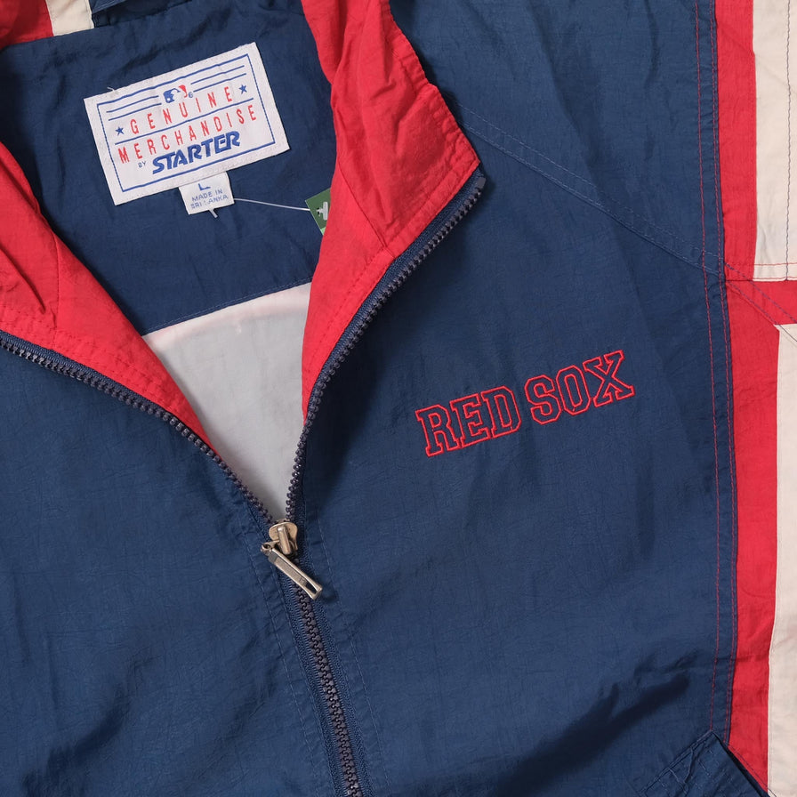 Vintage Starter Boston Red Sox Track Jacket Small 