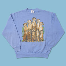 Vintage Meerkat Sweater Medium 