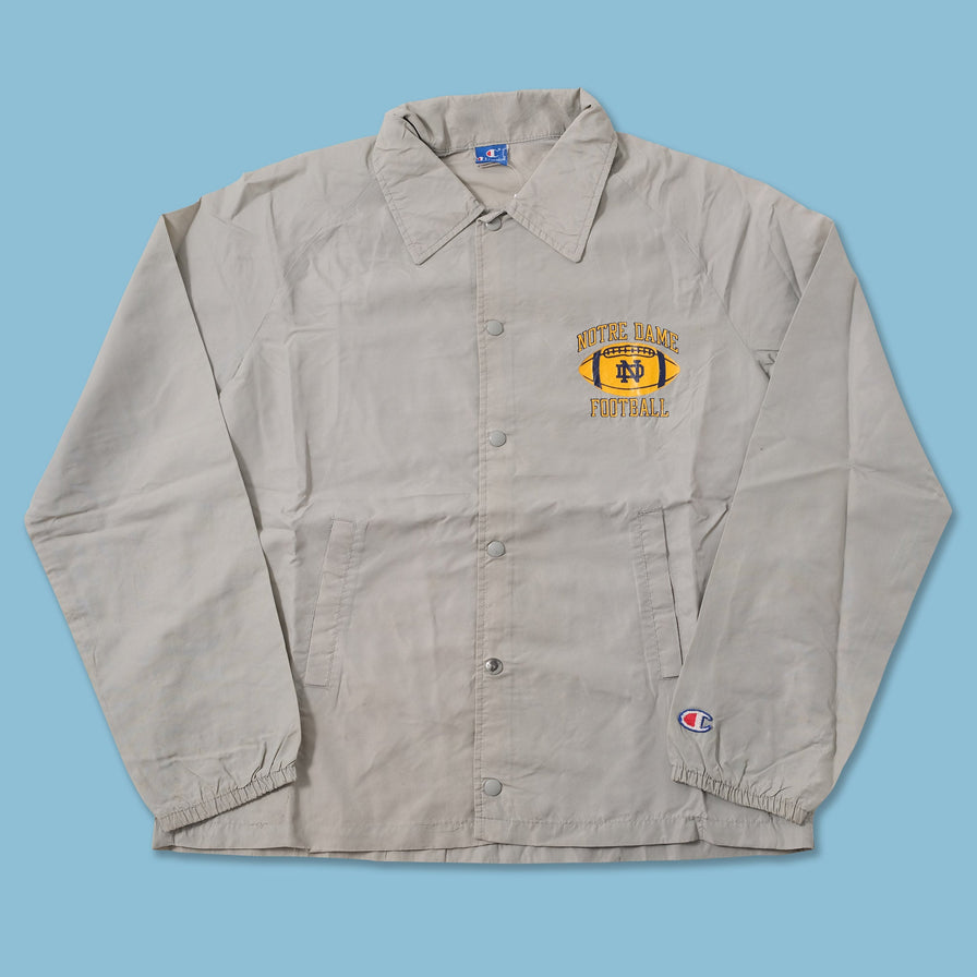Vintage Champion Notre Dame Coach Jacket Large 