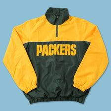 Vintage Greenbay Packers Windbreaker Large 