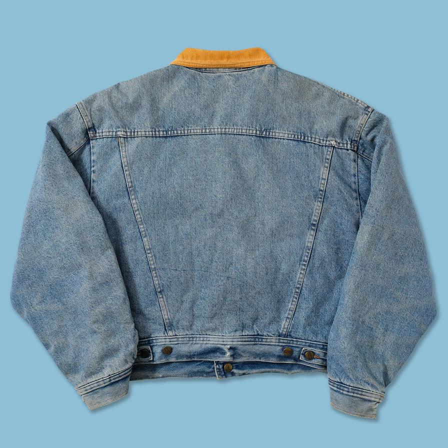 Vintage Padded Denim Jacket Medium 