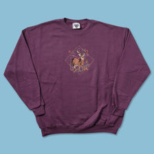 Vintage Deer Sweater XLarge 